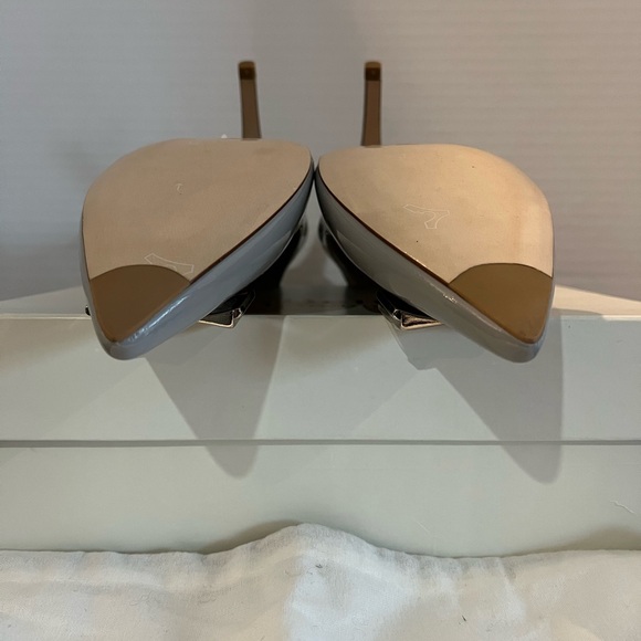 LK Bennett Grey Patent Leather Heels - Picture 4 of 7